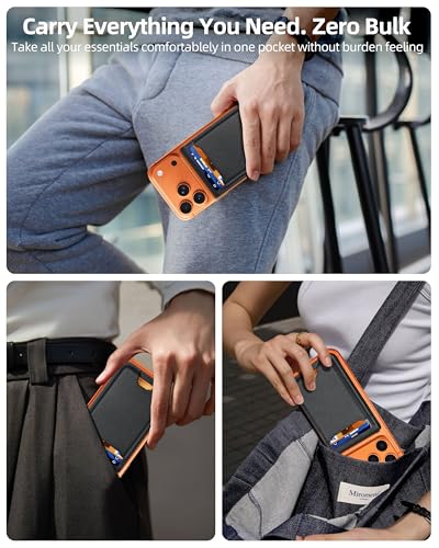for Magsafe Wallet with Money Clip, 5 Card Holder with Stand | Strongest Magnetic Wallet for iPhone 17/16/15/14/13/12 Series, ID Window, RFID Blocking, Not for 13/12 Mini, Black - color: Black