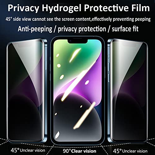Privacy Screen Protector for iPhone 17, [Anti-Spy] High-sensitivity Soft Hydrogel Film [Not Tempered Glass] - color: iPhone 17