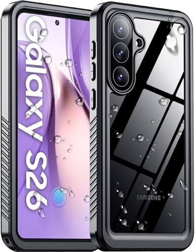Designed for Samsung Galaxy S26 Case Waterproof, Built-in Lens & Screen Protector Military Shockproof Dropproof IP68 Underwater Full Body Phone Case for Galaxy S26 5G 6.3"-Black - color: Black, size: Samsung Galaxy S26 6.3"