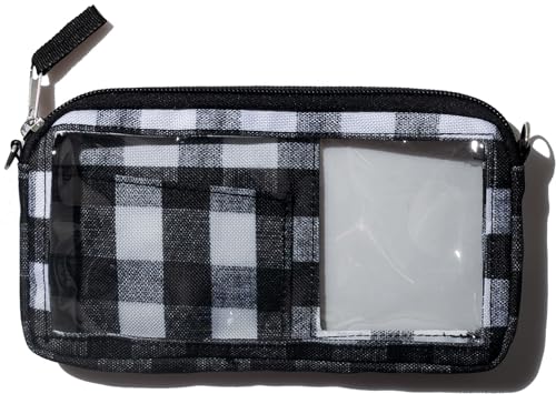 DQL Lightweight Women's Crossbody Phone Pouch with Touchscreen-Friendly Design, Interior Card Slot, Adjustable Strap, Small Crossbody Phone case Holder – Compact & Stylish Phone Wallet (Plaid) - color: Plaid