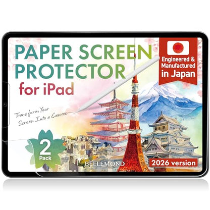 BELLEMOND Paper Screen Protector for iPad Pro 13 M5/M4, 2 Pack - size: iPad Pro 13”