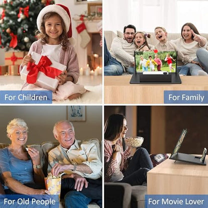 12 inch 3D HD Magnifying Screen Magnifier for Cell Phone - color: Red-12