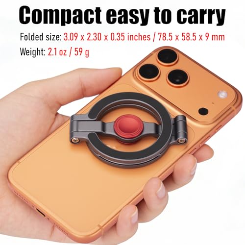 Magnetic Phone Stand & Fidget Spinner Combo for iPhone & Magsafe Cases