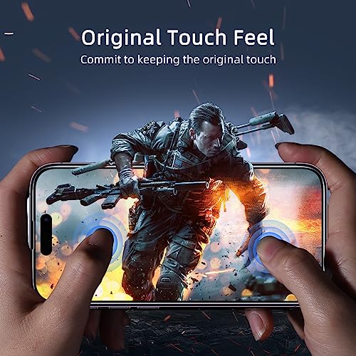 Ruwa Privacy Screen Protector for iPhone 14 Pro Max [3-Pack] [6.7 Inch] Display Tempered Glass Film with Easy Installation Alignment Frame, 9H Hardness, Scratch Resistant, Case Friendly, Full Coverage - size: for iPhone 14 Pro Max-6.7 inch 3-Pack