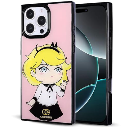 COCOMII Rectangle for iPhone 16 Pro Case, Blush Monochrome Coco&MII | Compatible with MagSafe Wireless Charging, Shockproof 10ft Drop Protection, Camera & Screen Protection, Premium Glossy Finish - color: Blush Monochrome Coco&Mii, size: iPhone 16 Pro (6.