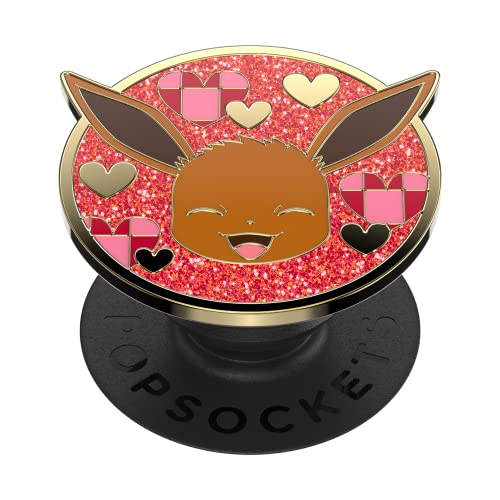 PopSockets Adhesive Phone Grip, Holder- Enamel Eevee XOXO - color: Eevee XOXO, style: Adhesive