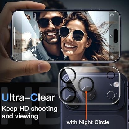 JETech Screen Protector for iPhone 17 Pro, 2+2 Pack - size: iPhone 17 Pro