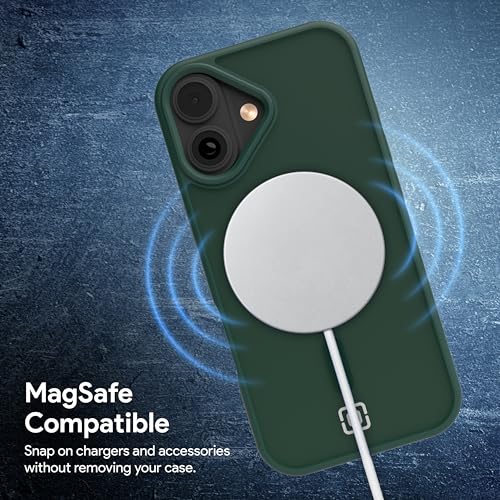 Incipio - Fog iPhone 17, Magsafe Compatible Phone Case, 10ft Drop Tested, Ultra Durable & Shock Absorbing, Scratch Resistant & Slim Profile (Green) - color: Green, size: iPhone 17