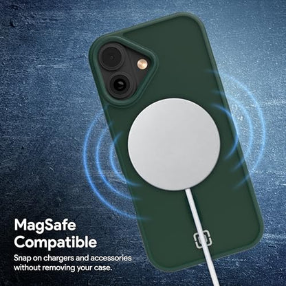 Incipio - Fog iPhone 17, Magsafe Compatible Phone Case, 10ft Drop Tested, Ultra Durable & Shock Absorbing, Scratch Resistant & Slim Profile (Green) - color: Green, size: iPhone 17