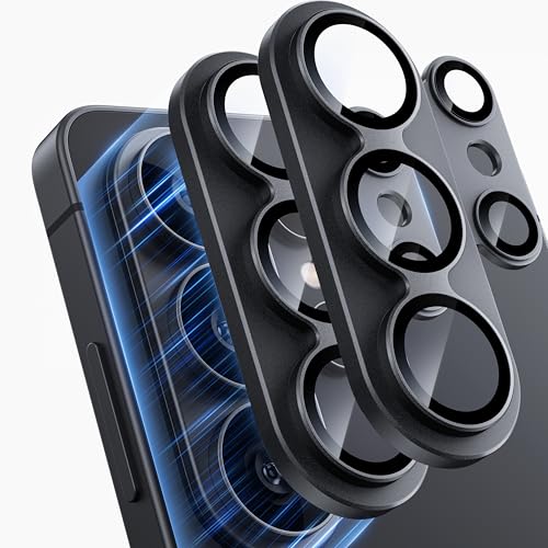 WSKEN for Samsung Galaxy S26 Ultra Camera Lens Protector - Full Coverage - color: Black+Black
