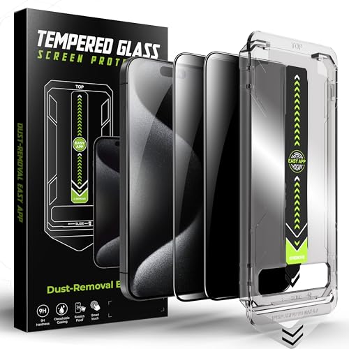 2 Pack iPhone 15 Pro Max 6.7'' Privacy Screen Protector