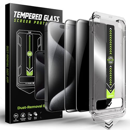 2 Pack iPhone 15 Pro Max 6.7'' Privacy Screen Protector