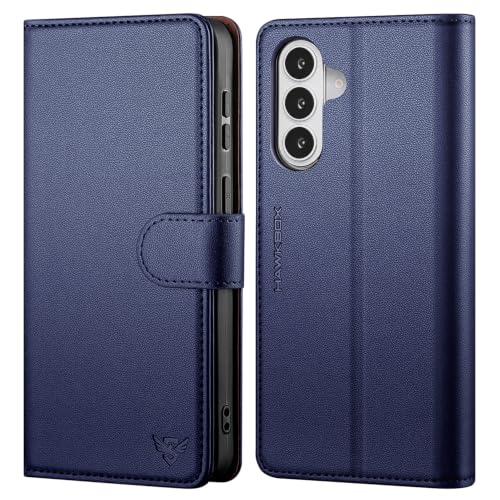 Compatible with Samsung Galaxy S26 Case Wallet with Card Holder [4 Card Slot] Women Men,RFID Blocking PU Leather Case Flip Shockproof Protector Cover Credit Card Slot Kickstand,Dark Blue - color: Dark Blue, size: Samsung Galaxy S26 - 6.3"
