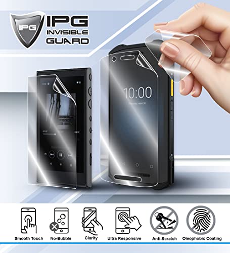 IPG for Uniden SDS100 Digital Handheld Police Scanner (2 Units) Screen Protector Hydrogel Invisible Ultra HD Clear Film Anti Scratch Skin Guard - Smooth/Self-Healing/Bubble-Free