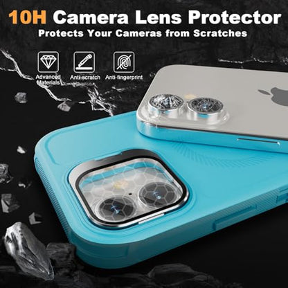 Follaroma for iPhone 16 Case with Magnetic,Heavy Duty Case,6.1'',Teal - color: Teal, size: iPhone 16 6.1''