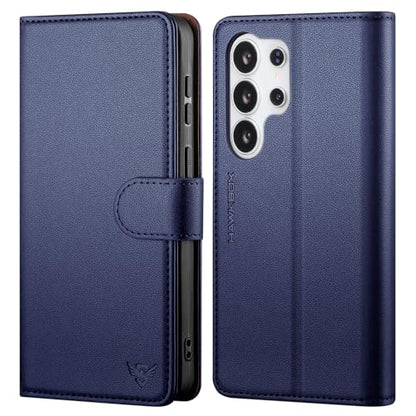 Compatible with Samsung Galaxy S26 Ultra Case Wallet with Card Holder [4 Card Slot] Women Men,RFID Blocking PU Leather Phone Case Flip Protector Cover Credit Card Slot Kickstand,Dark Blue - color: Dark Blue, size: Samsung Galaxy S26 Ultra - 6.9"
