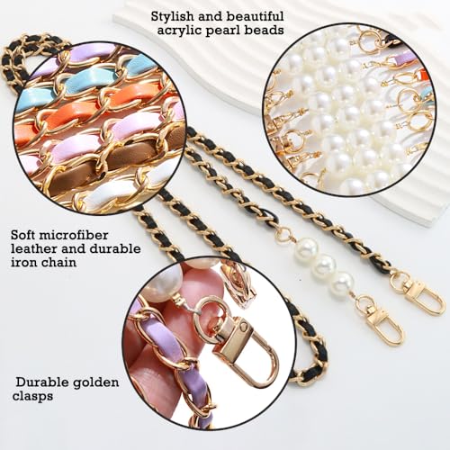 Phone Crossbody Chain Cell Phone Lanyard,Pear&Leather+Metal Chain Universal Cellphone Strap with Tether Patches for Most Phone (J) - color: E