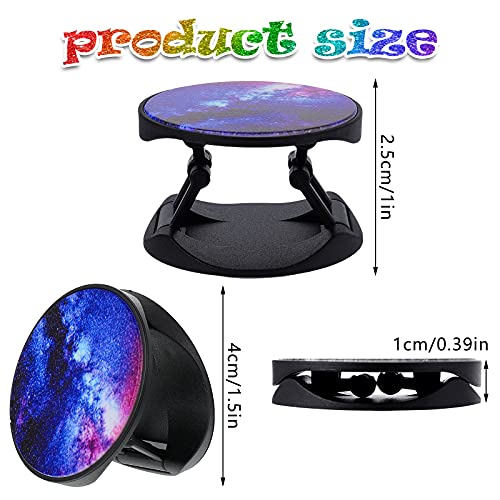 Honoson 9 Pcs Cell Phone Grip Holder Collapsible Holder, Nebula - color: Nebula