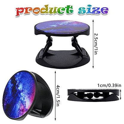 Honoson 9 Pcs Cell Phone Grip Holder Collapsible Holder, Nebula - color: Nebula