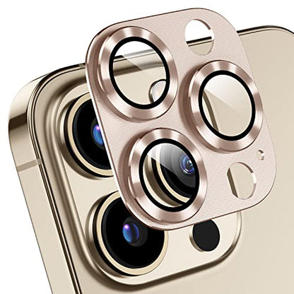 Korecase 2 Pack for iPhone 13 Pro/13 Pro Max Camera Lens Protector, Gold - color: Gold