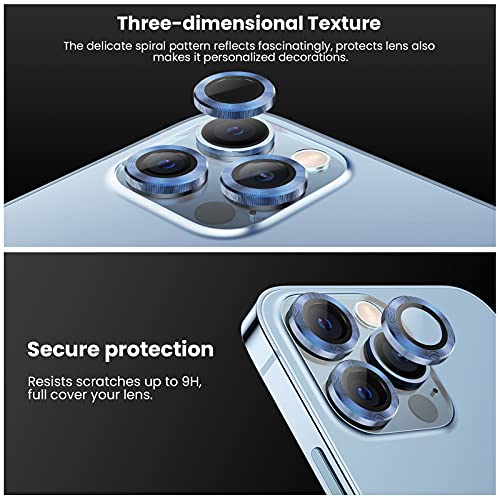 Tensea Camera Lens Protector Ring for iPhone 13 Pro - iPhone 13 Pro Max - color: Sierra Blue