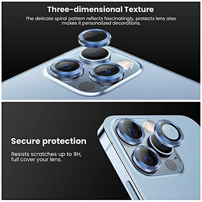 Tensea Camera Lens Protector Ring for iPhone 13 Pro - iPhone 13 Pro Max - color: Sierra Blue