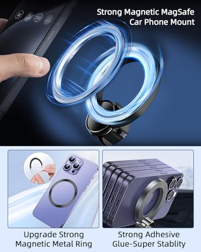 PZK Magsafe Car Phone Holder for 2010-2024 Toyota 4Runner Accessories Vent - color: Magsafe