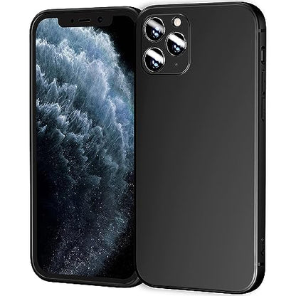 TENOC Phone Case Compatible with iPhone 11 Pro Max, Black Case Anti-Fingerprint Protective Bumper Matte Cover for 6.5 Inch - color: Black, size: iPhone 11 Pro Max