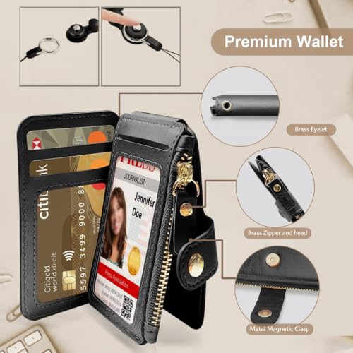 M-Plateau Phone Wallet Stick On with Adhesive and Removable Lanyard