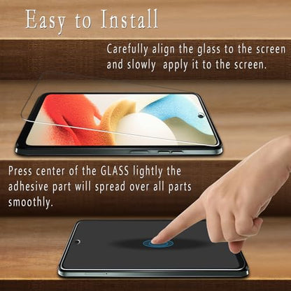 2 Pack Screen Protector for Motorola Moto G 5G 2024 Tempered Glass - color: Clear-Moto G 5G 2024