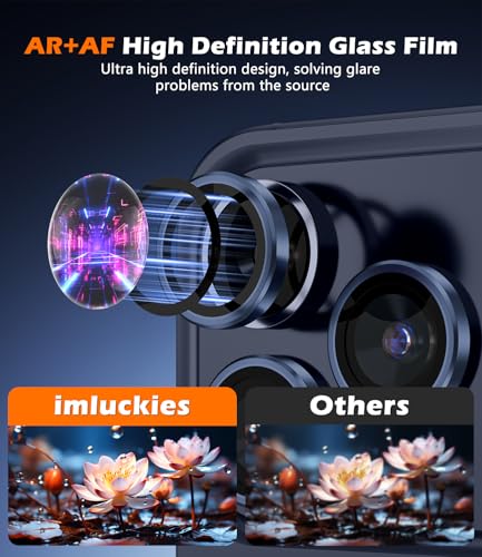 imluckies Camera Lens Protector for iPhone 17 Pro/iPhone 17 Pro Max - color: Blue
