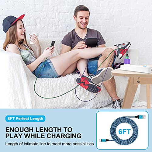 USB Wall Charger Block Fast Charging Brick for Samsung Galaxy S26 S25 S24FE - color: Blue,Purple,Green