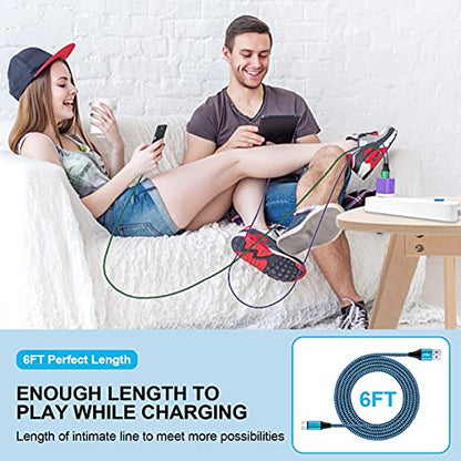 USB Wall Charger Block Fast Charging Brick for Samsung Galaxy S26 S25 S24FE - color: Blue,Purple,Green
