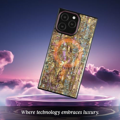 COCOMII Rectangle for iPhone 13 Pro Max Case, Eclipse Abalone Shell | Compatible with MagSafe Wireless Charging, Shockproof 10ft Drop Protection, Camera & Screen Protection, Premium Glossy Finish - color: Eclipse Abalone Shell, size: iPhone 13 Pro Max (6.