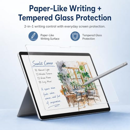 Megoo Paper Screen Protector for Surface Pro 12th/11/10/9/8/X, 13 Inch - size: Surface Pro 13"