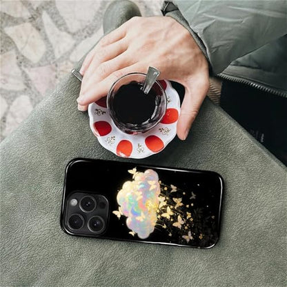Case for iPhone 15 Pro, Shockproof Hybrid Protective Phone Case, Dual-Layer Drop Protection Anti-Scratch, Butterfly Cloud - color: Butterfly Cloud, size: iPhone 15 Pro