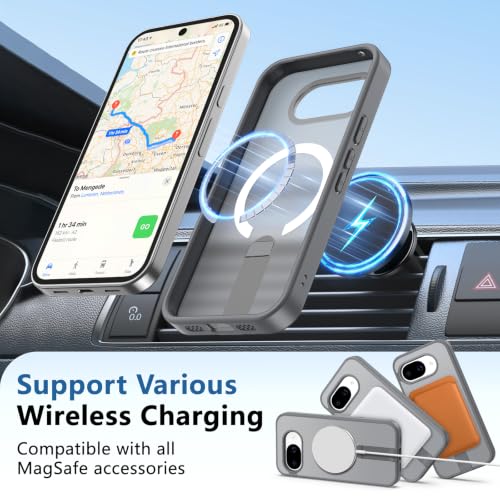for Google Pixel-10A Case Slim Fit & Matte Translucent, Gray - color: Gray, size: Pixel 10A 6.3"