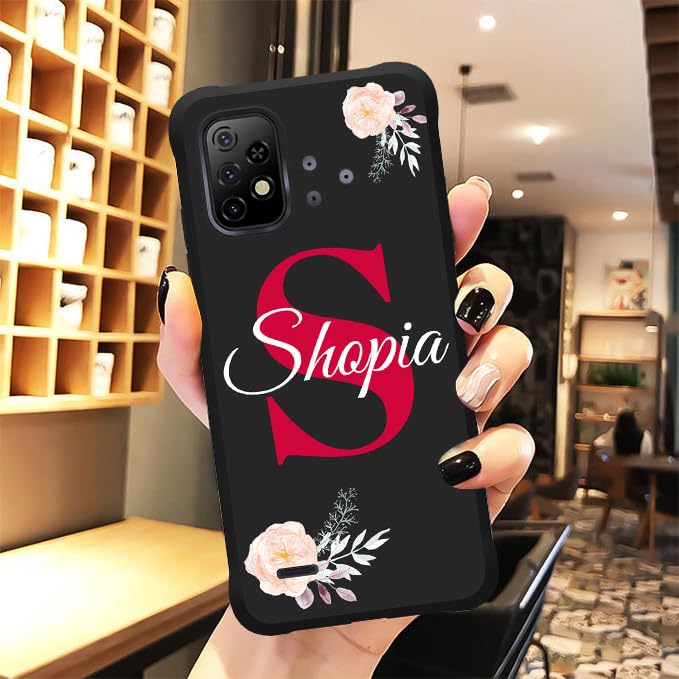 Name Monogram Case for UMIDIGI Bison X20 X10,PRO,C1/G5 Mecha/G5A/G5/G3 Plus,Max/G1,Bison GT2 Pro/Power 7 Max,7S,7,3 Phone Cover Custom with Initial Text,Customize Slim TPU Protective Case - color: Template 05 - Monogram