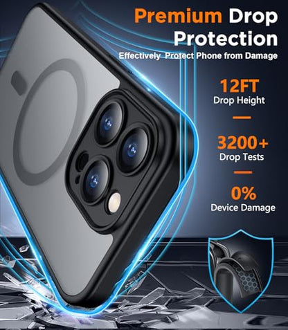 SPIDERCASE Magnetic for iPhone 13 Pro Case,Black - color: Black, size: Iphone 13 Pro 6.1''