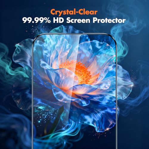 UNBREAKcable for iPhone 16e Screen Protector, 3-Pack Shatterproof Tempered Glass [Easy Installation Frame] [99.99% HD Clear] [9H Hardness] [Case Friendly] [Bubble Free] for Apple iPhone 16e 6.1 inch - size: iPhone 16e