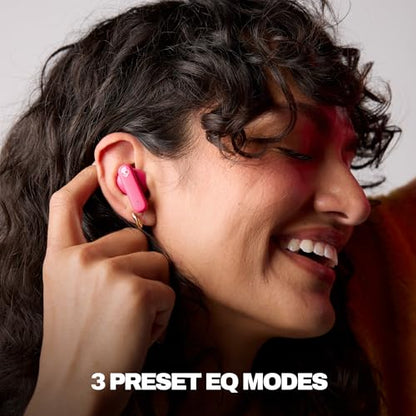 Skullcandy Smokin’ Buds Wireless Noise Isolating Earbuds - Pink - color: Pink