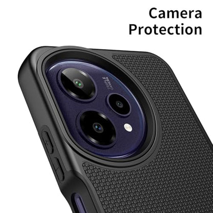 for Cricket Icon Plus 2026 (Plus Version Only) /AT&T Verge 2 Case with Tempered Glass Screen Protector,Dual Layer Heavy Duty Shockproof Protection (Black) - color: Black