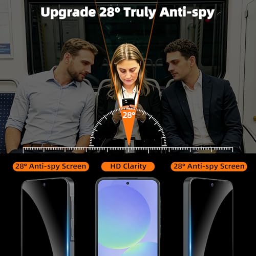 3 Pack Privacy Screen Protector for Samsung Galaxy A36 5G/A56 5G - size: [Privacy] Galaxy A36 (3 Pack)