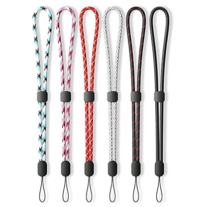 Avorast 6 Pack Cell Phone Camera Wrist Straps, Wrist Lanyards - color: Mixed Undertint