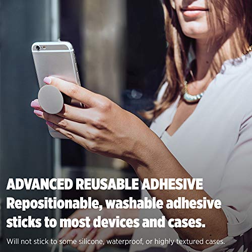 PopSockets: Collapsible Grip & Stand for Phones and Tablets - Aluminum Grey