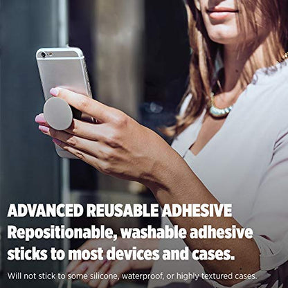 PopSockets: Collapsible Grip & Stand for Phones and Tablets - Aluminum Grey