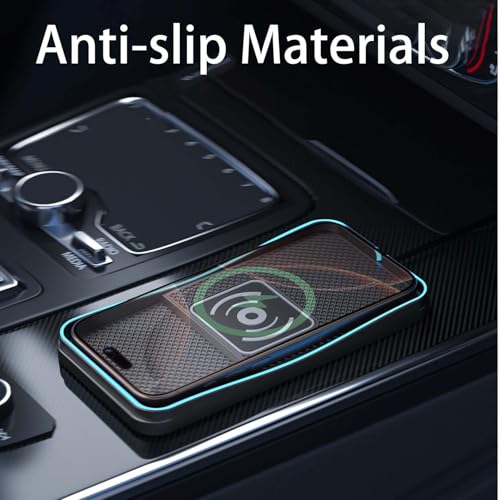 Car Wireless Charger Pad for Acura MDX ADX RDX ZDX 2001-2026, Fast Car Wireless Charging Pad for Car Center Console, Non Slip Charging Mat,1M-USB - color: 1M-USB