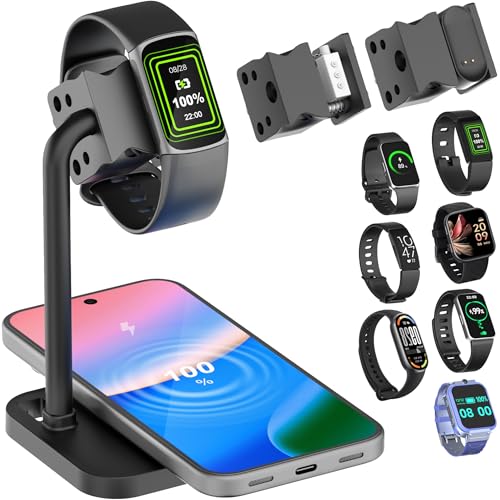 2-in-1 Universal Wireless Charging Dock - color: Black Wireless Charging Dock