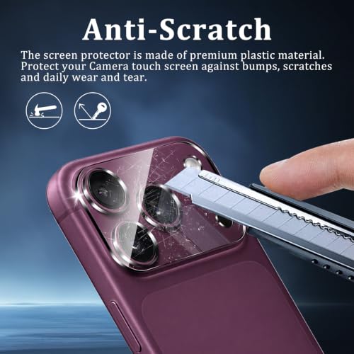 4 Pack Clear Camera Lens Protector for iPhone 18 Pro - size: iPhone 18 Pro 4PCS