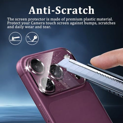 4 Pack Clear Camera Lens Protector for iPhone 18 Pro - size: iPhone 18 Pro 4PCS